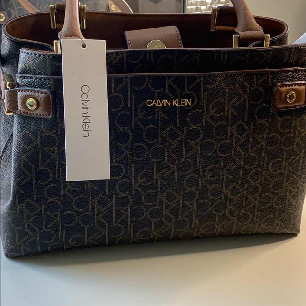 Calvin Klein monogram purse